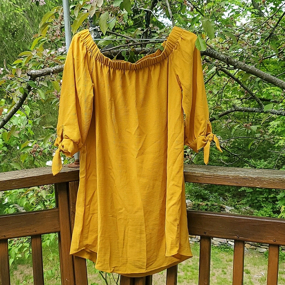 Paradiso off shoulder dress.